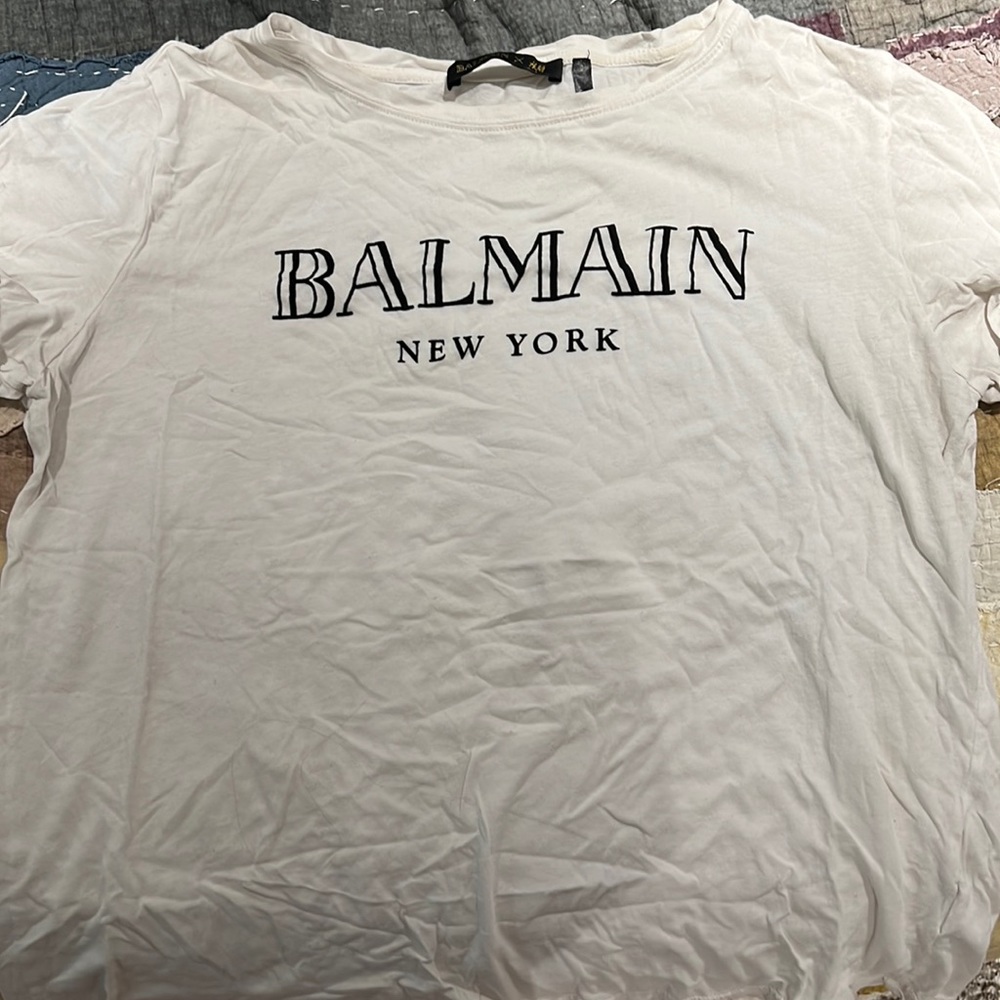 Balmain x H&M limited edition collaboration tee. Never worn